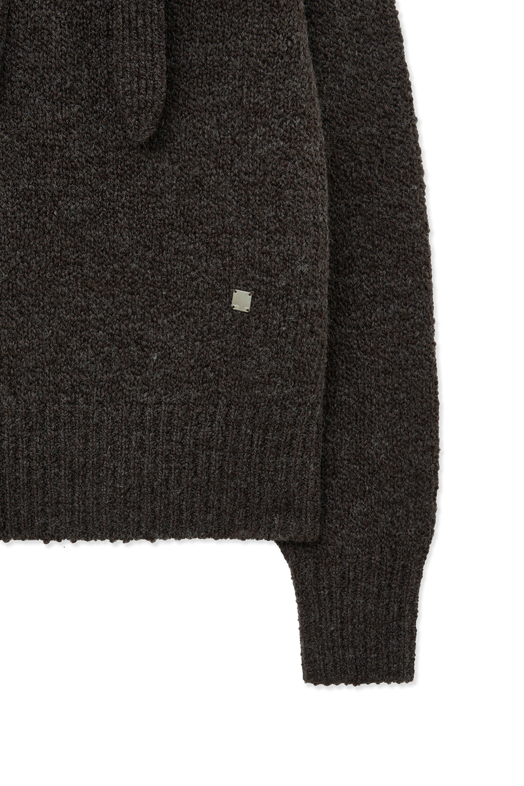 Matinkim Muffler Point Hoody Pullover IN Brown