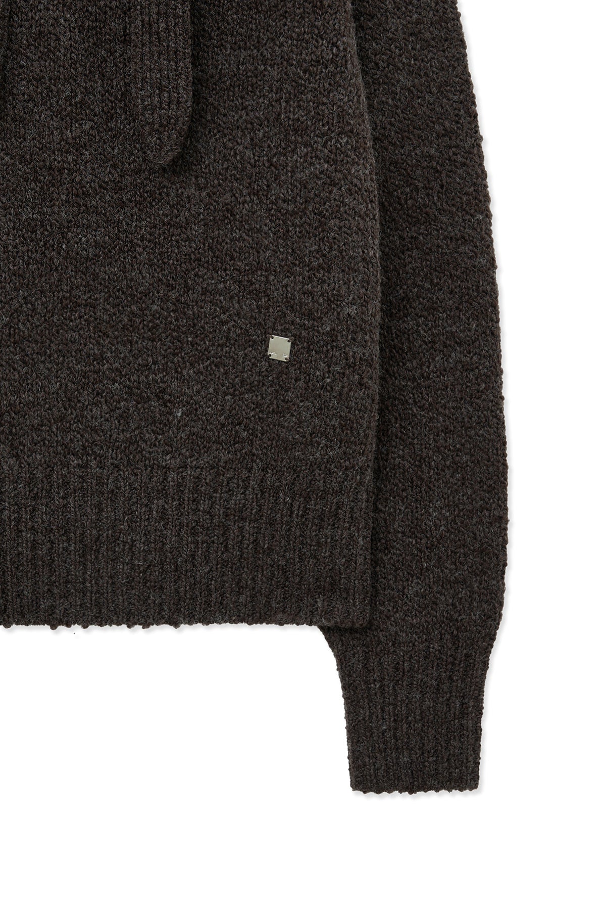Matinkim Muffler Point Hoody Pullover IN Brown