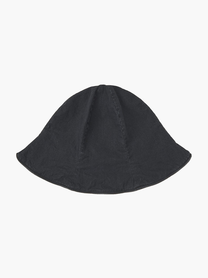 Margesherwood Washed Cotton Bucket Hat black