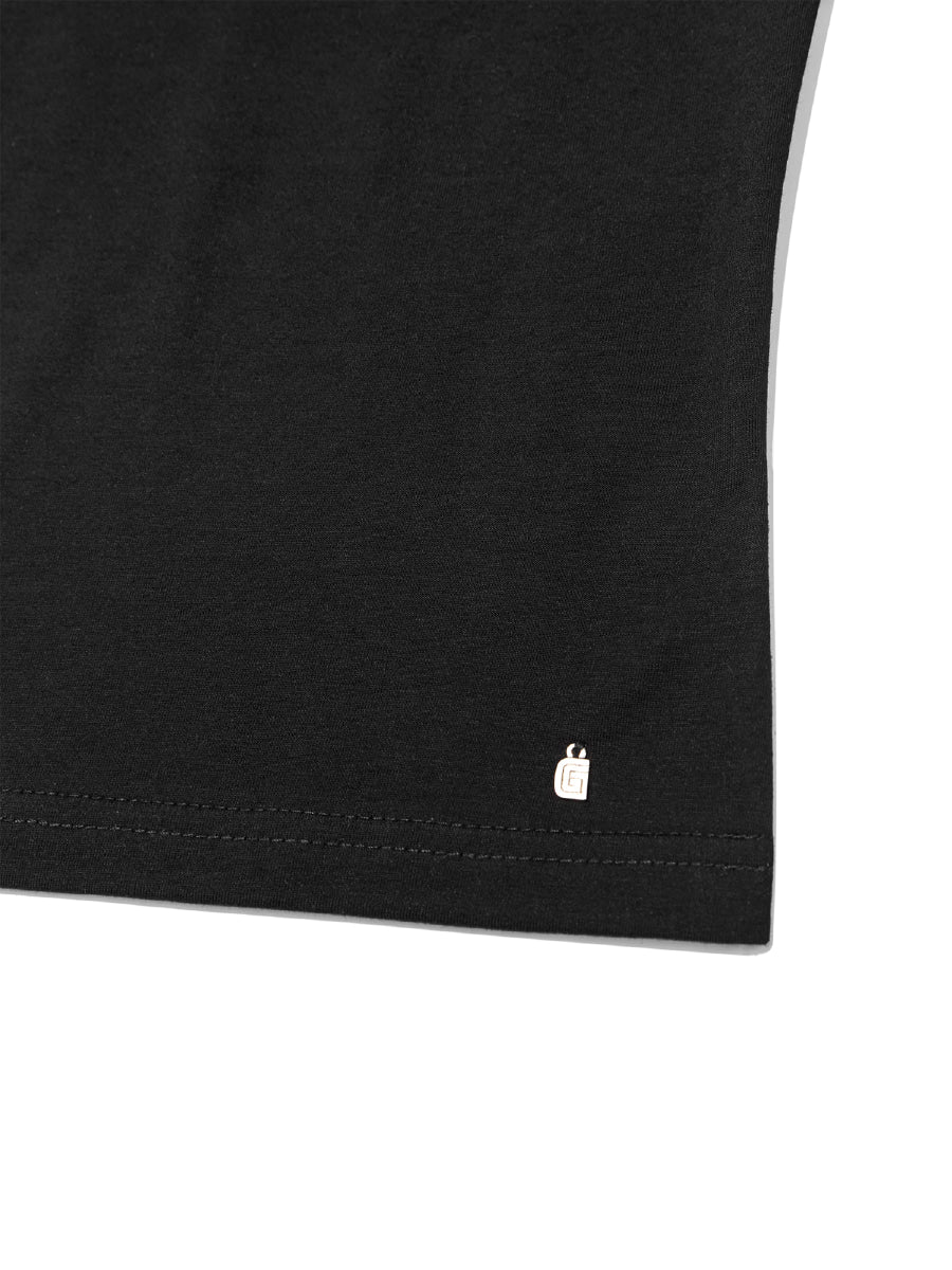 GLOWNY Denver Backless Tee (Black)