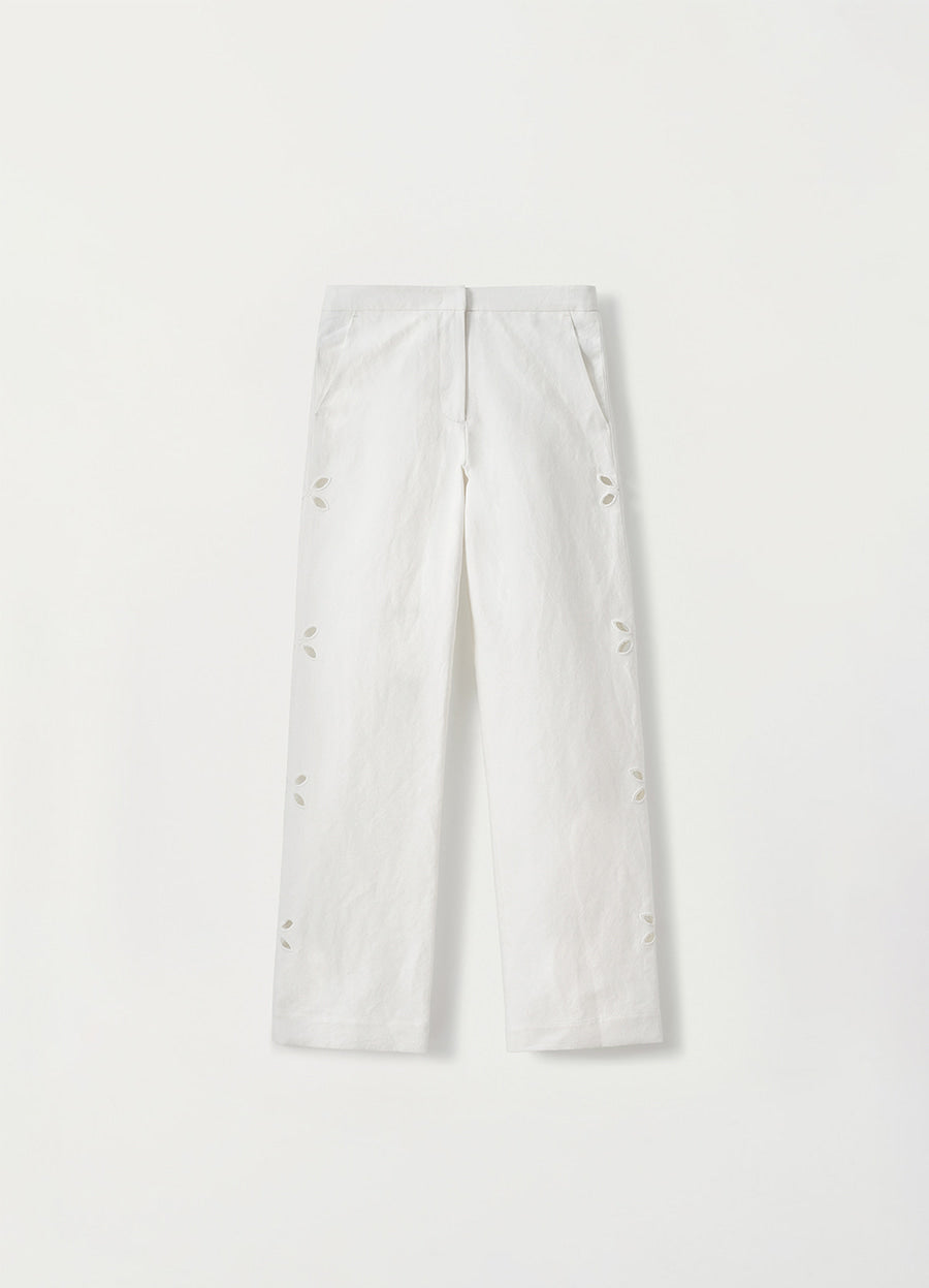 Nothing Written Lia cutout pants (Off white)