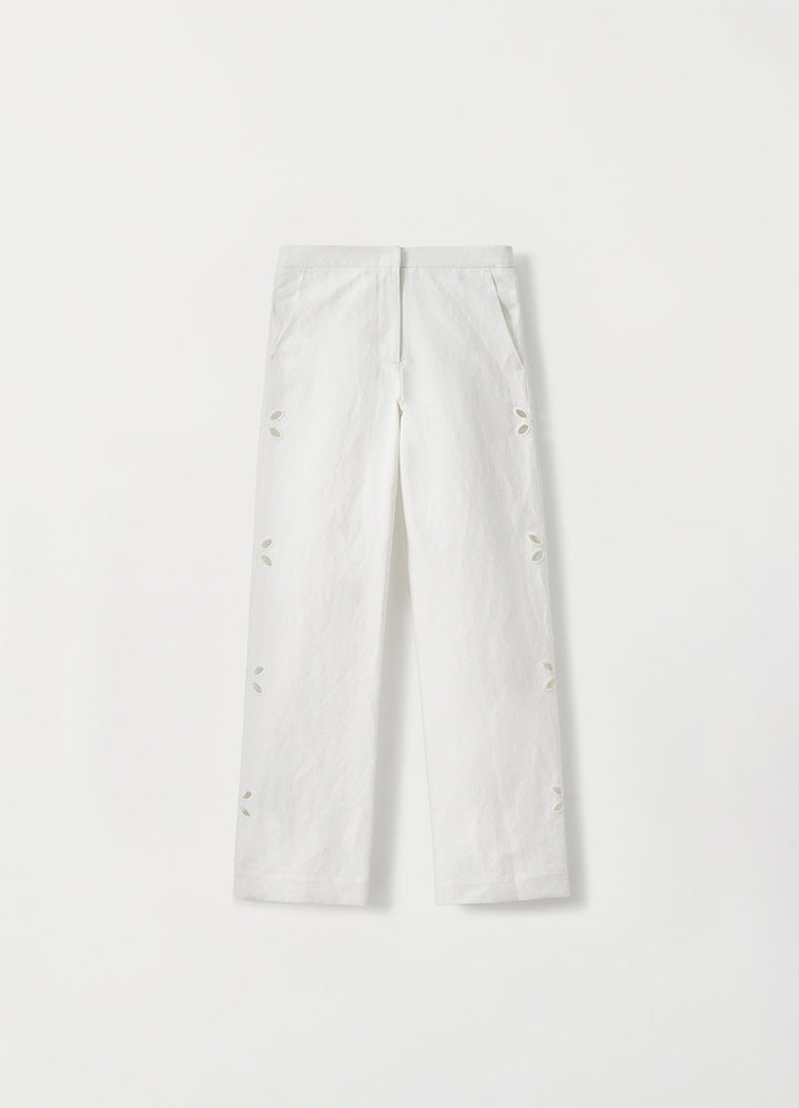 Nothing Written Lia cutout pants (Off white)