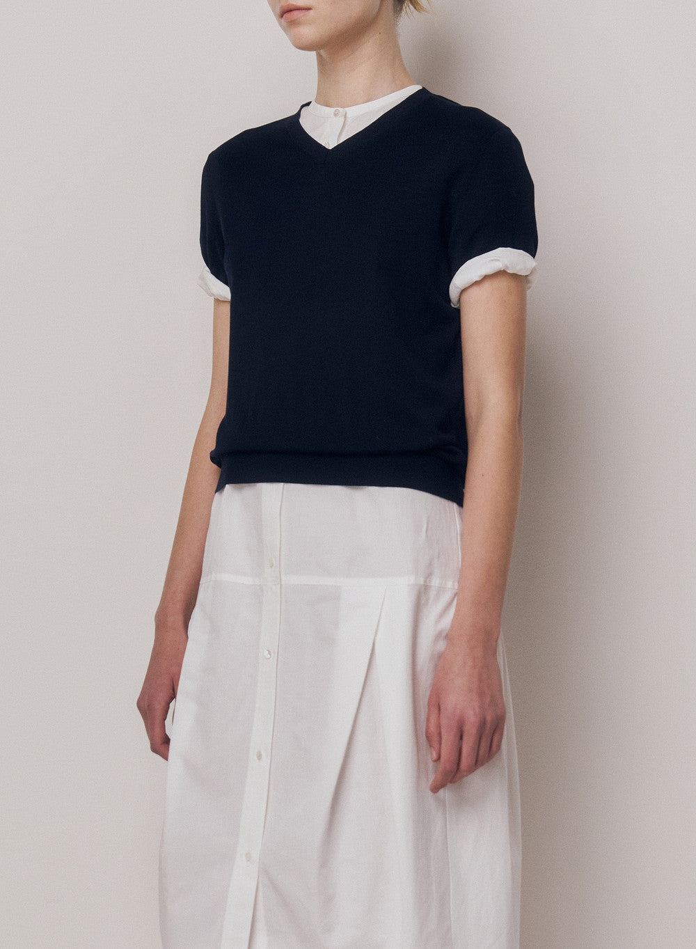 Kindersalmon Ben Cotton Dress White