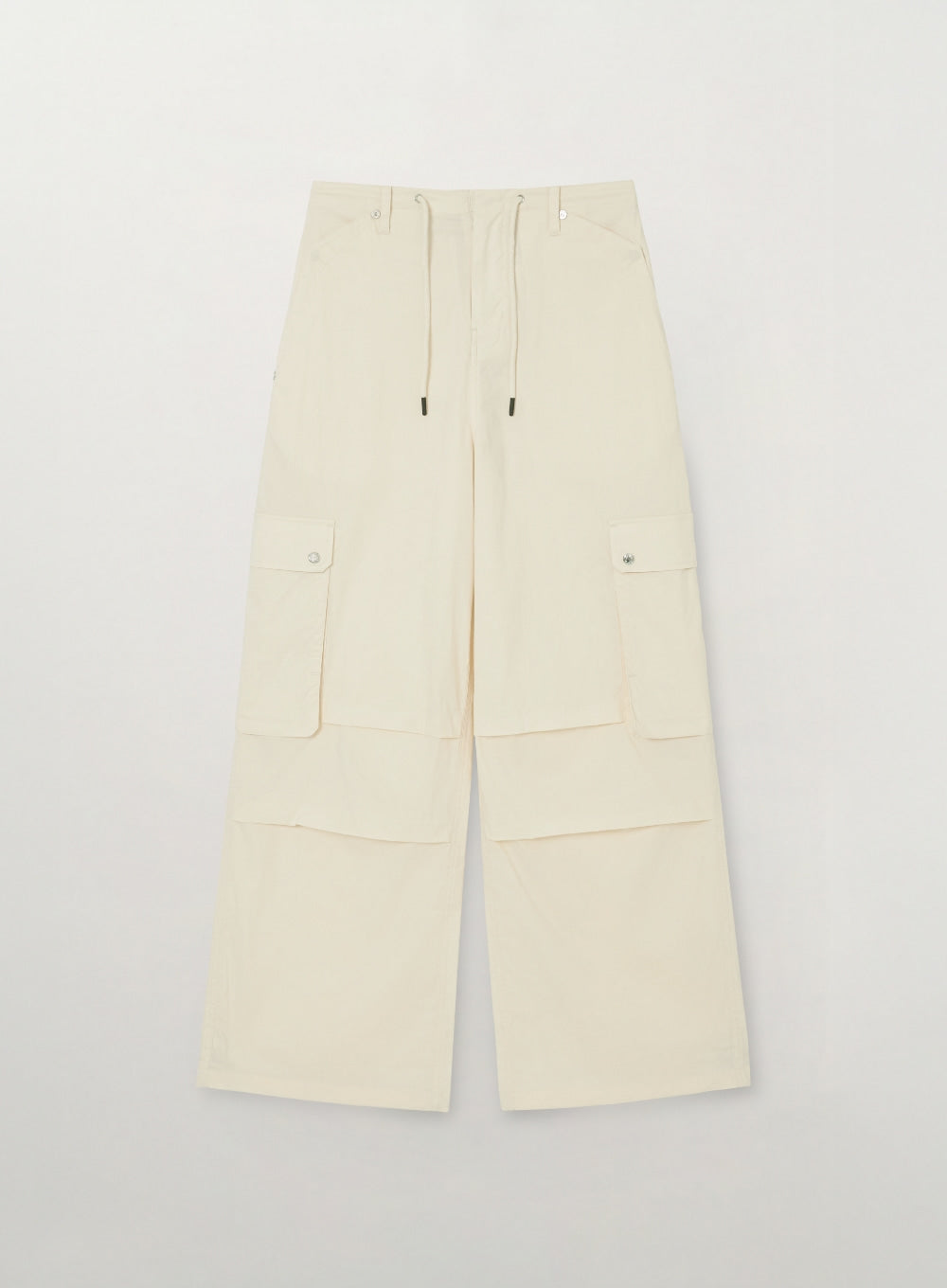 Satur (W) Pocket Parachute Pants - Cream