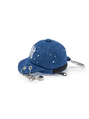 MLB Korea Basic Denim Point Ballcap Pouch Keyring