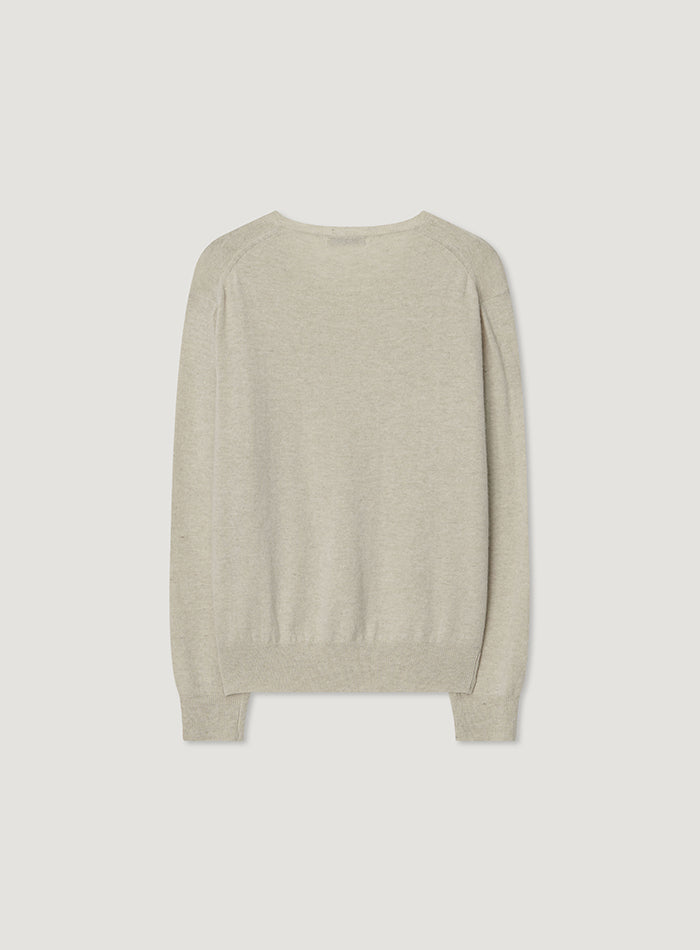 Mango Maniplease Bant V Knit Oat