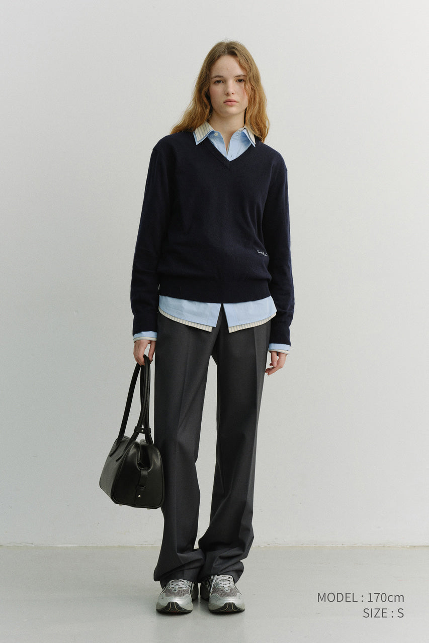 Dunst Straight Slacks Charcoal Grey
