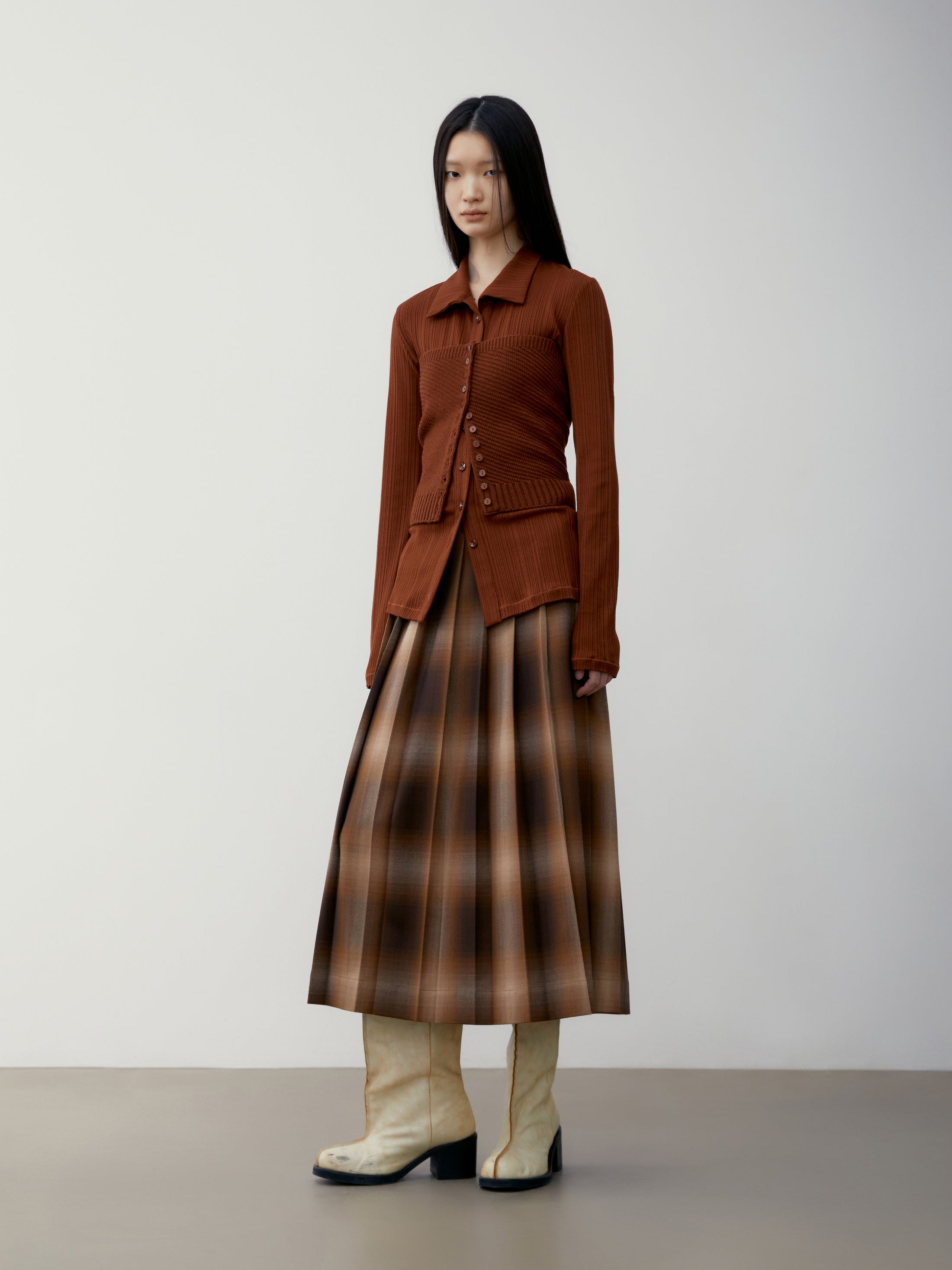 [low_classic] NEW JERSEY POCKET SHIRT
BROWN