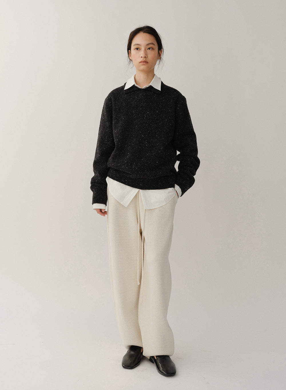 Kindersalmon Pibi Knitted Pants Oat