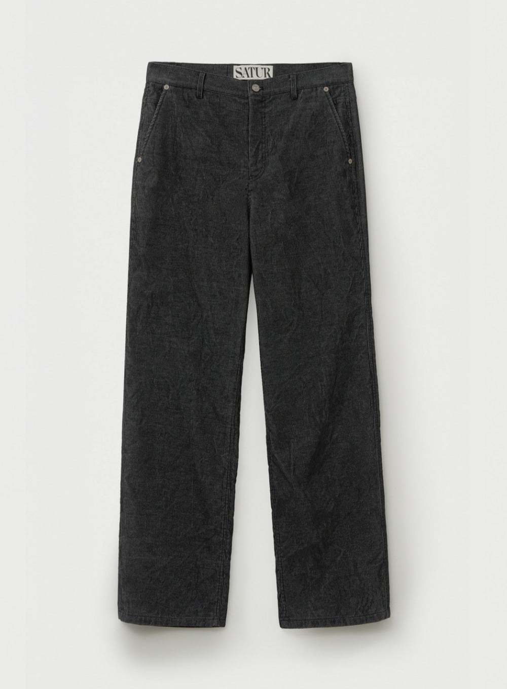 [satur] Camaro Corduroy Fade Pants - Black