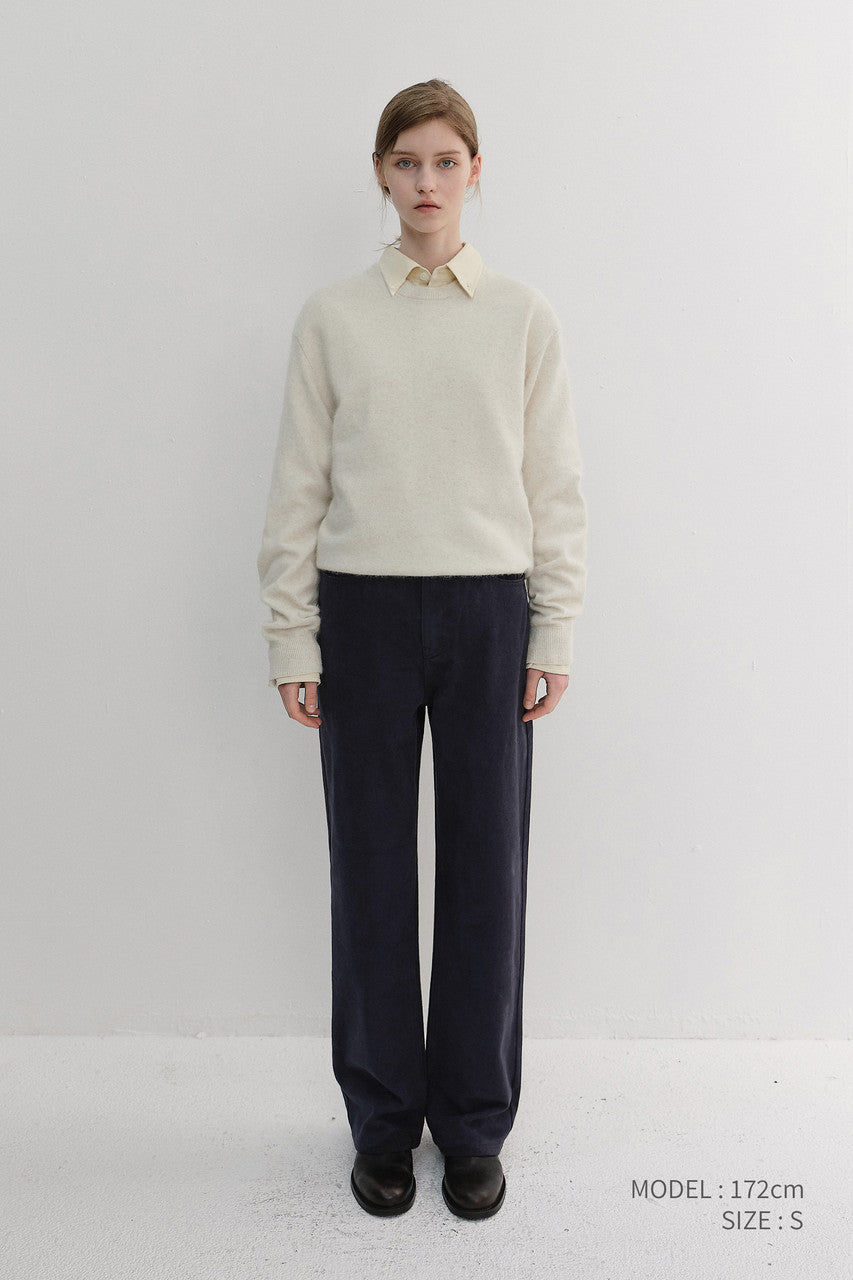 Dunst Brushed Straight Jeans Navy