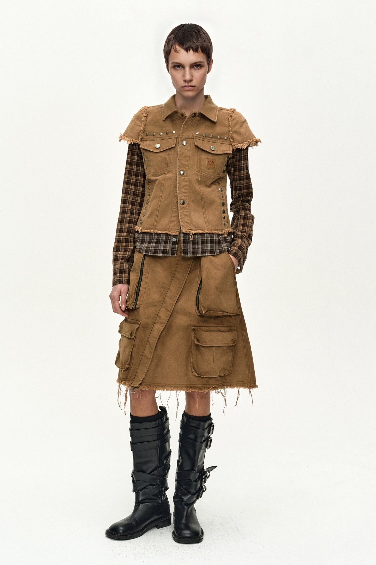 Andersson Bell Cargo Pocket Wrap Skirt
