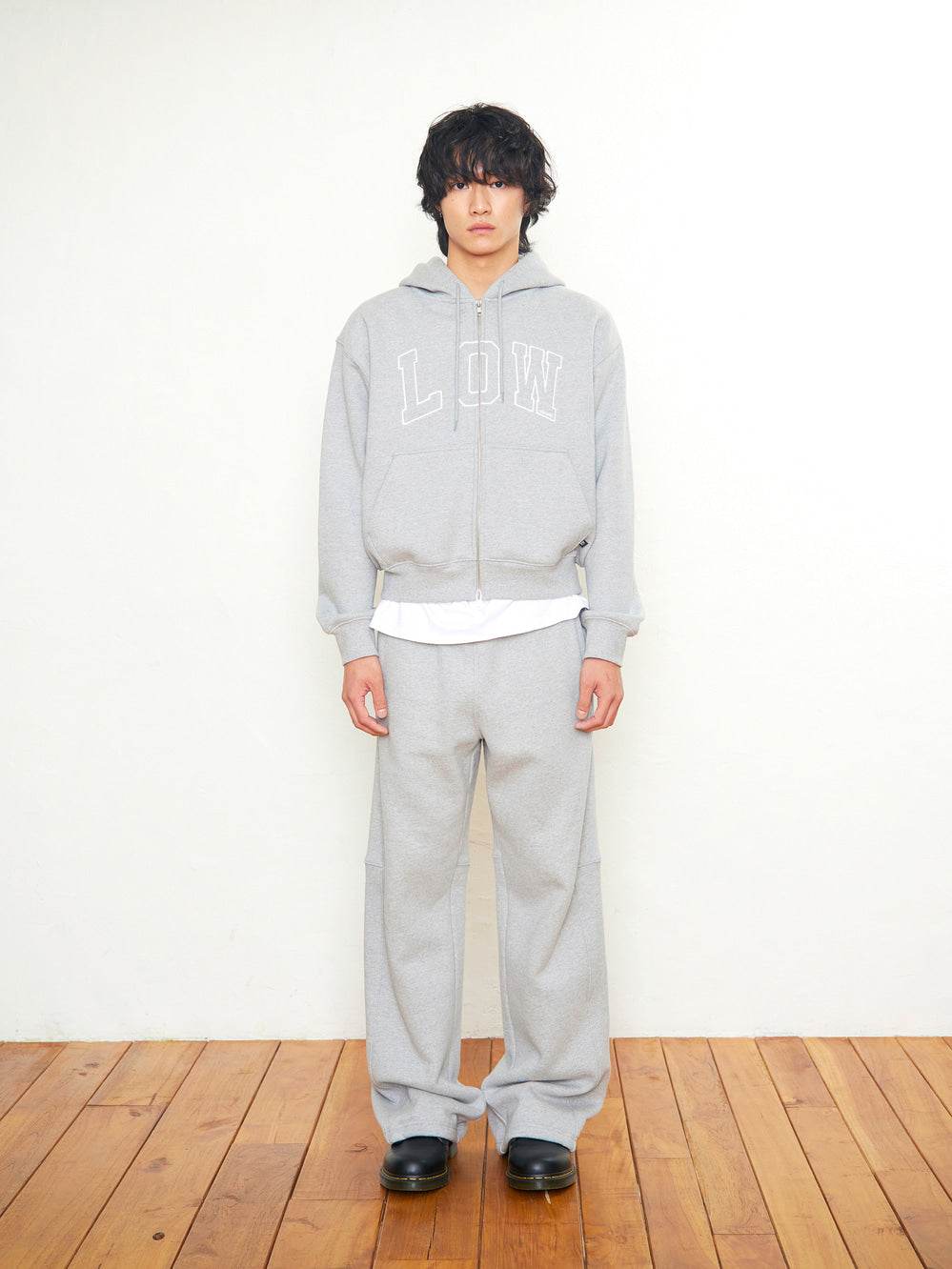 Low Classic Low Napping Sweatpants Melange Grey