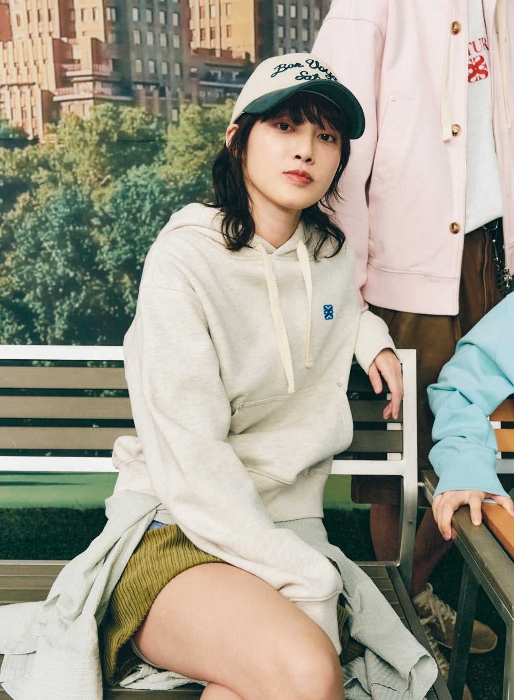 [satur] Bon Voyage Contrast 5 Panel Ball Cap - Deep Green