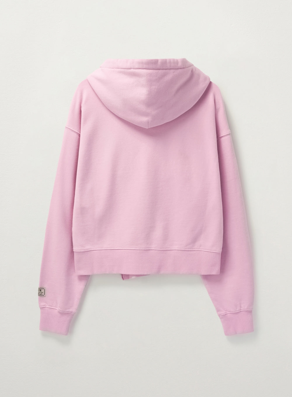[satur] (W) Dublin Crop Hood T-shirt - Pink
