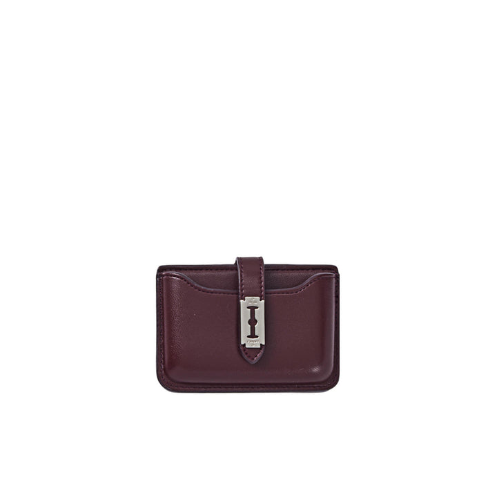 Vunque Magpie Mold Card Wallet Burgundy