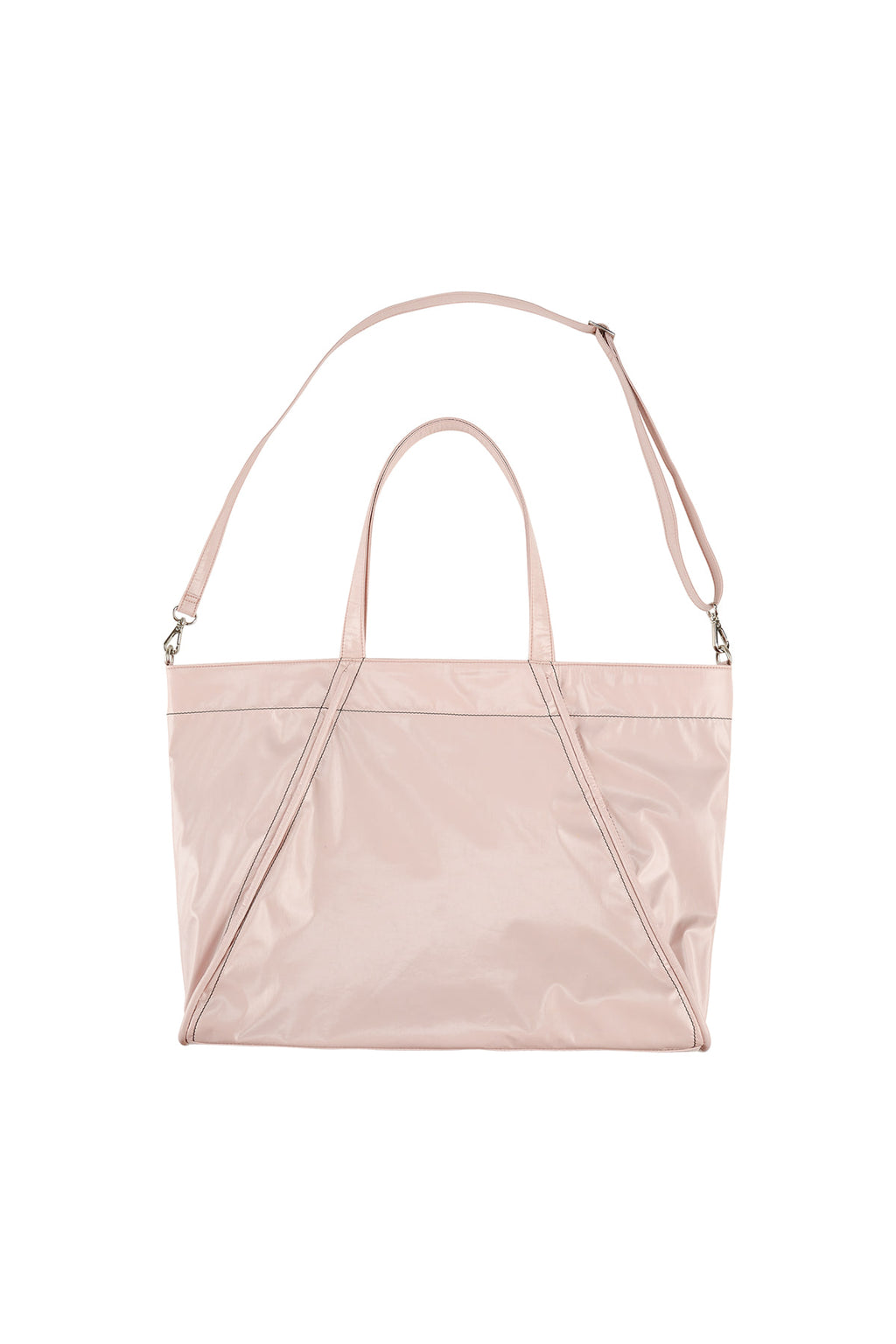 [matinkim] BIG COATING TOTE BAG IN PINK
