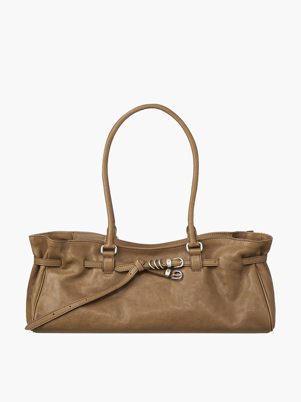 Margesherwood Soft Grandma Shoulder Bag vintage camel washed nappa