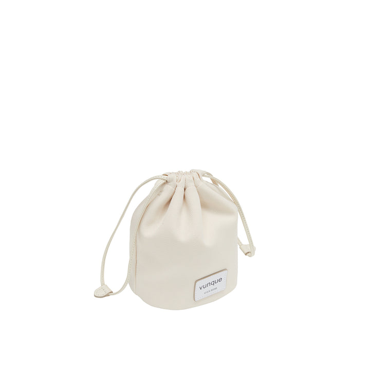 Vunque Perfec Drawstring Pouch S Ivory
