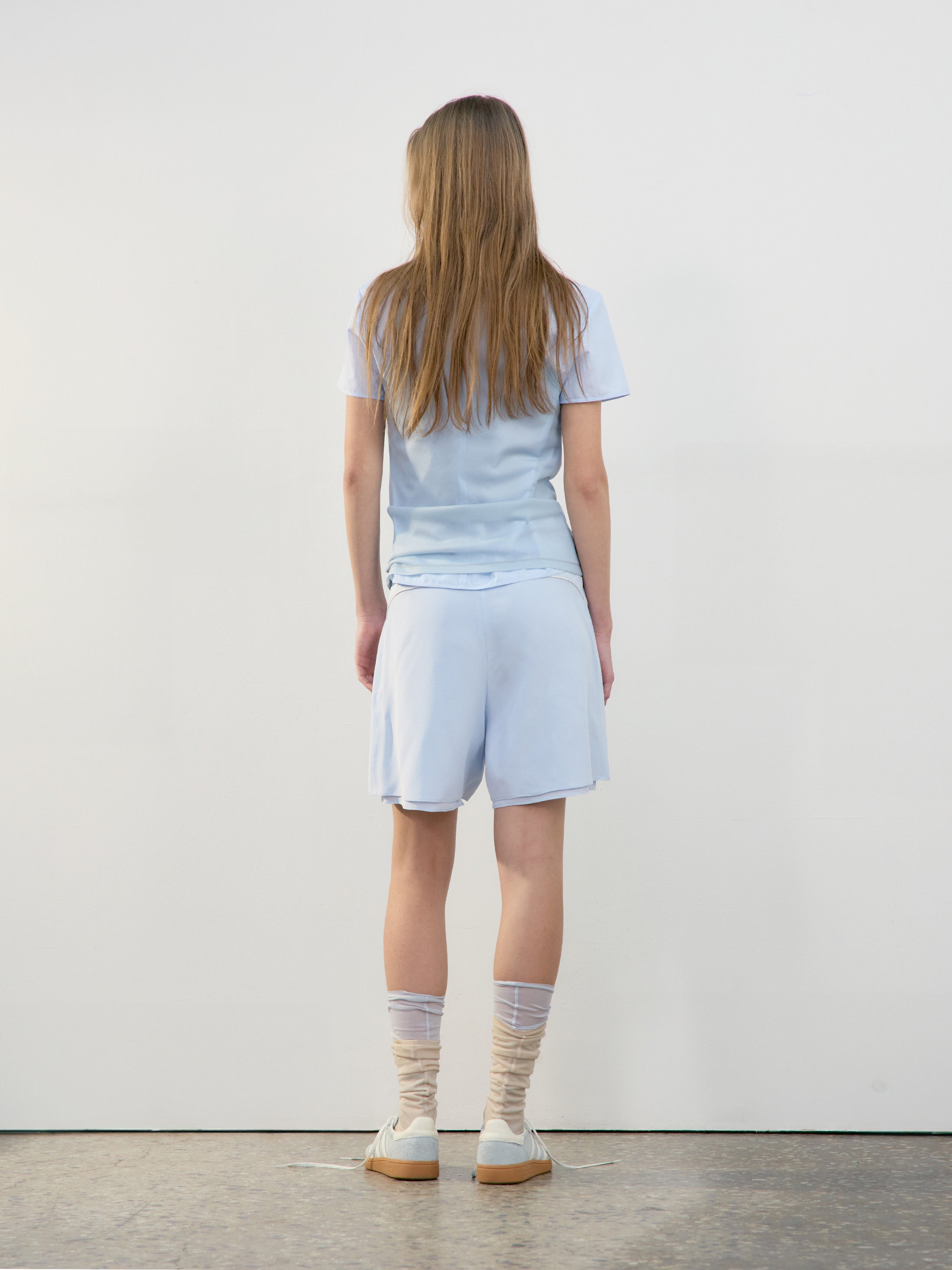 Low Classic Homage Sleeveless T-Shirt Light Blue