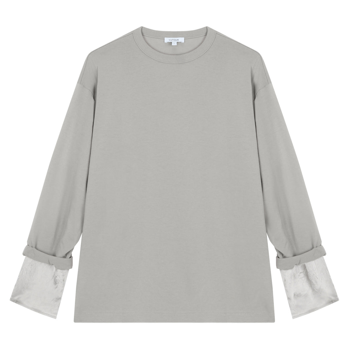 Vunque En Haut Layered T-shirt Grey