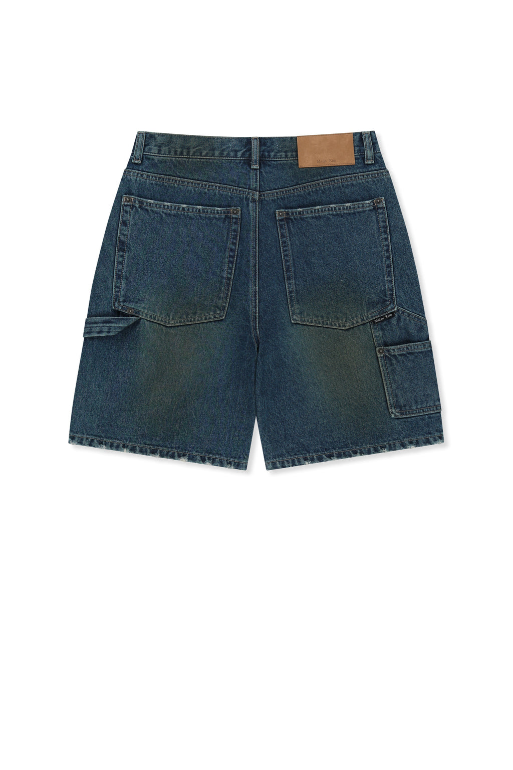 Matinkim Carpenter Bermuda Denim Pants IN Blue