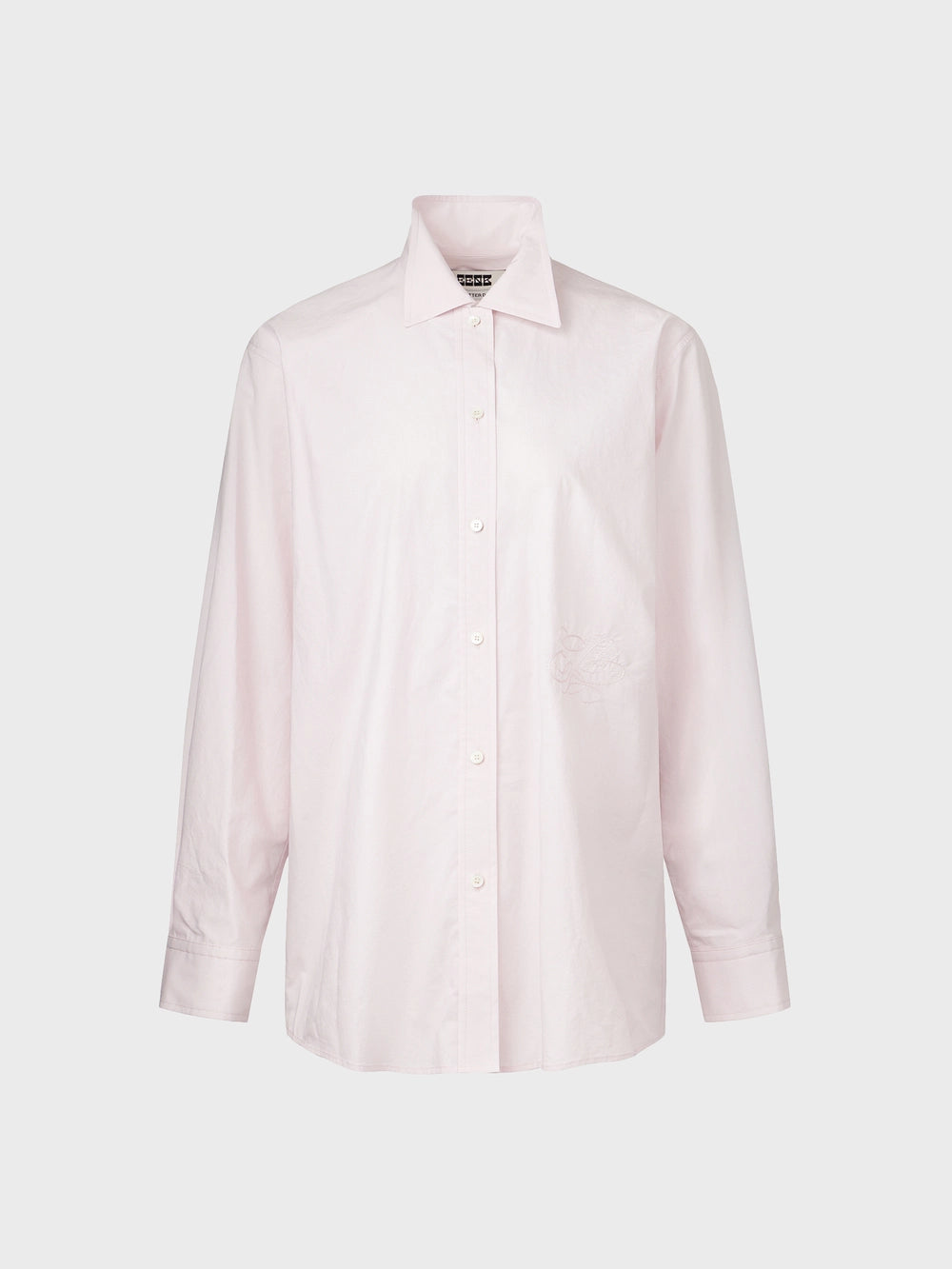 EENK Classic Logo Embroidered Shirt - Light Pink