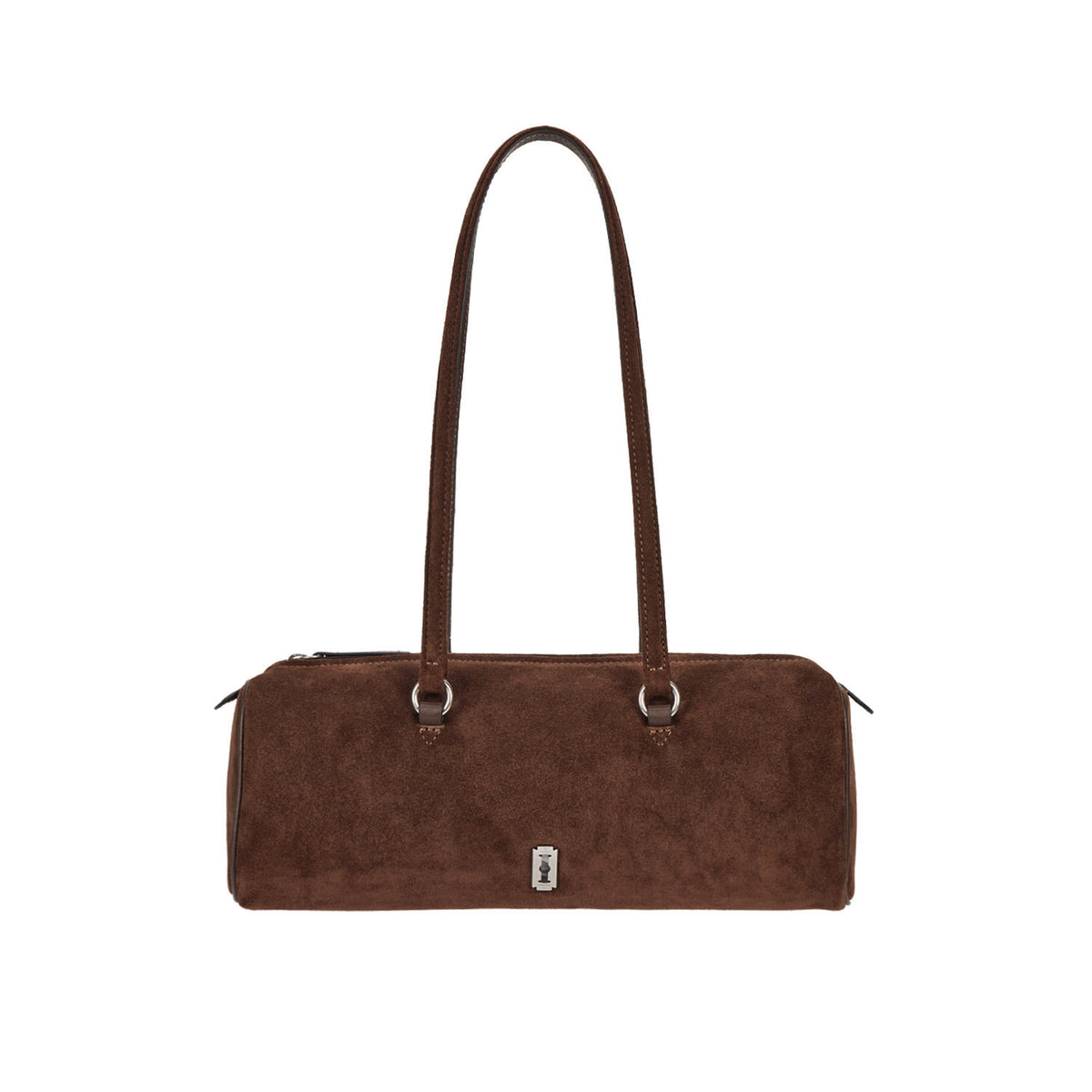 Vunque Perfec Pillow Suede Shoulder M Choco Brown