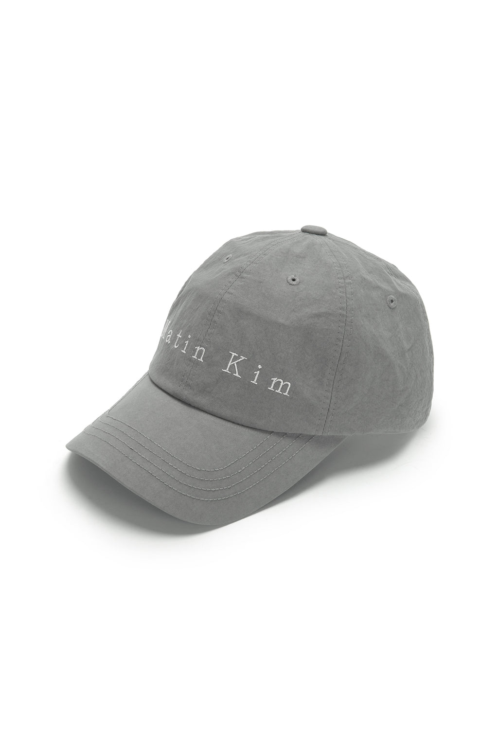 [matinkim] MATIN TYPO BALL CAP IN GREY