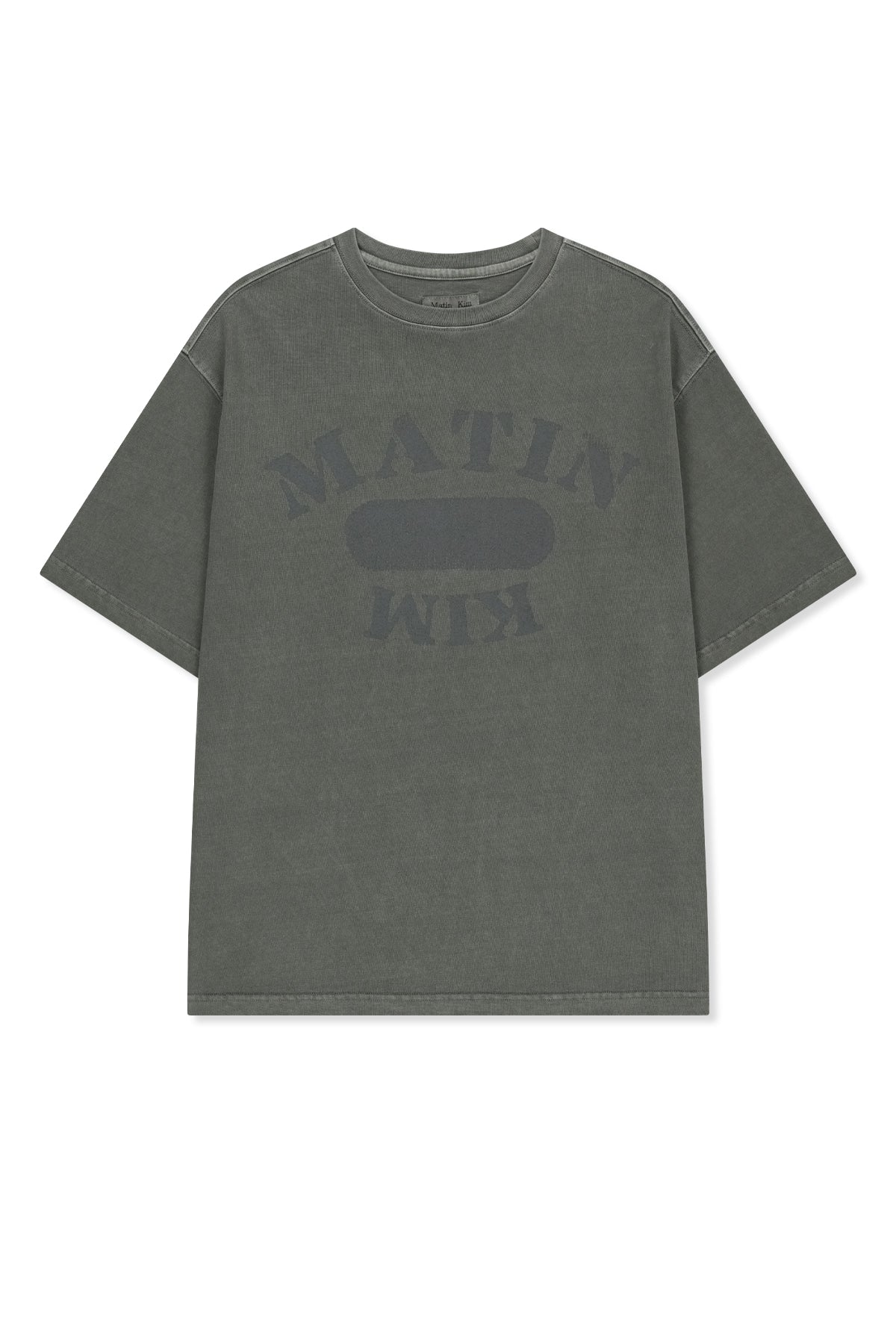 Matinkim Vintage Wahshed Overfit Top IN Charcoal