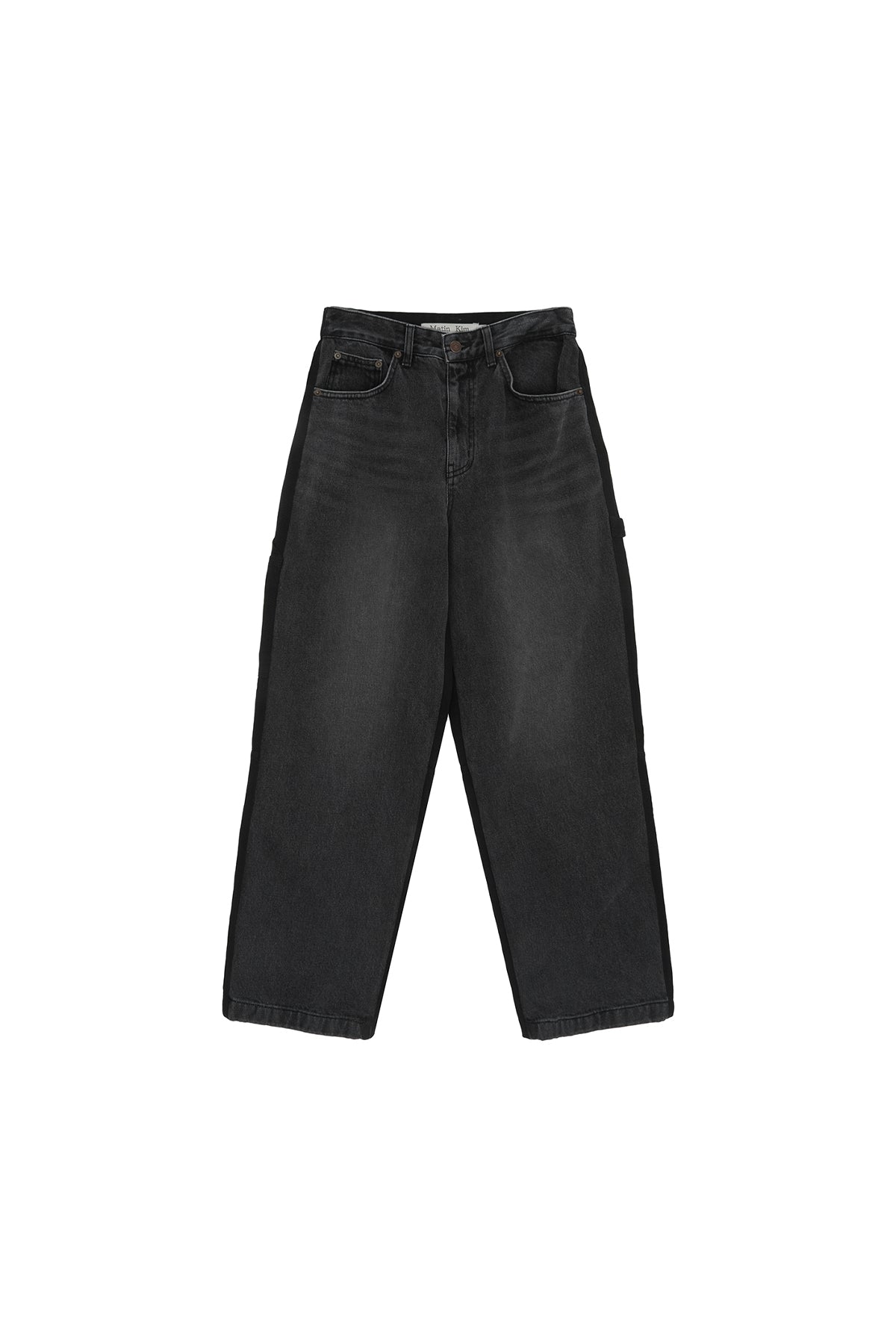 Matinkim Double Side Carpenter Denim Pants IN Black