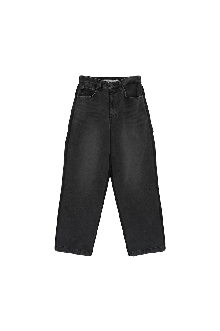 Matinkim Double Side Carpenter Denim Pants IN Black