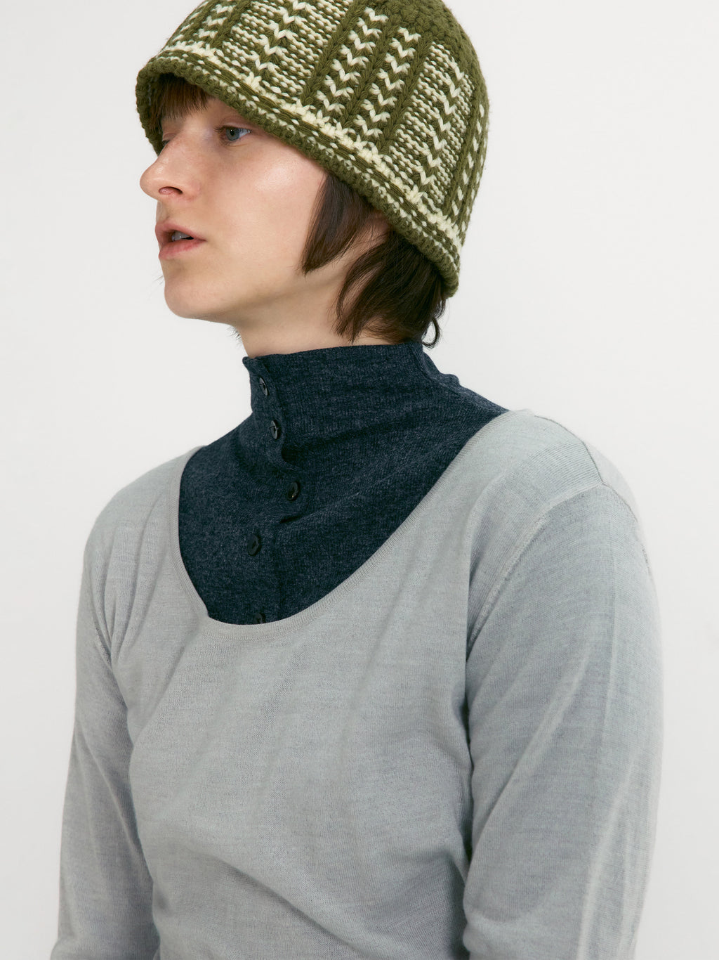 [low_classic] Jacquard Knit Beanie
Khaki