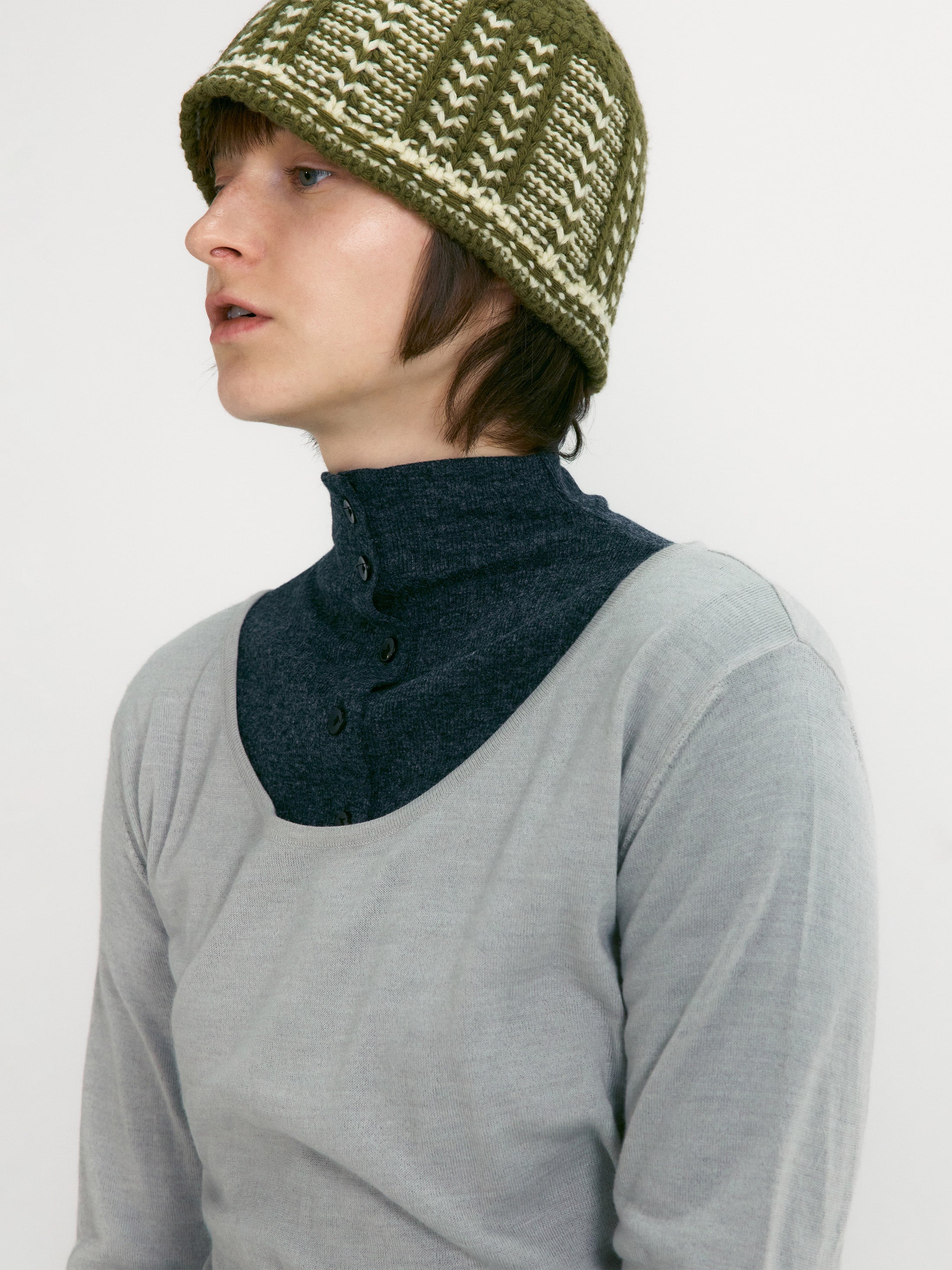[low_classic] Jacquard Knit Beanie
Khaki
