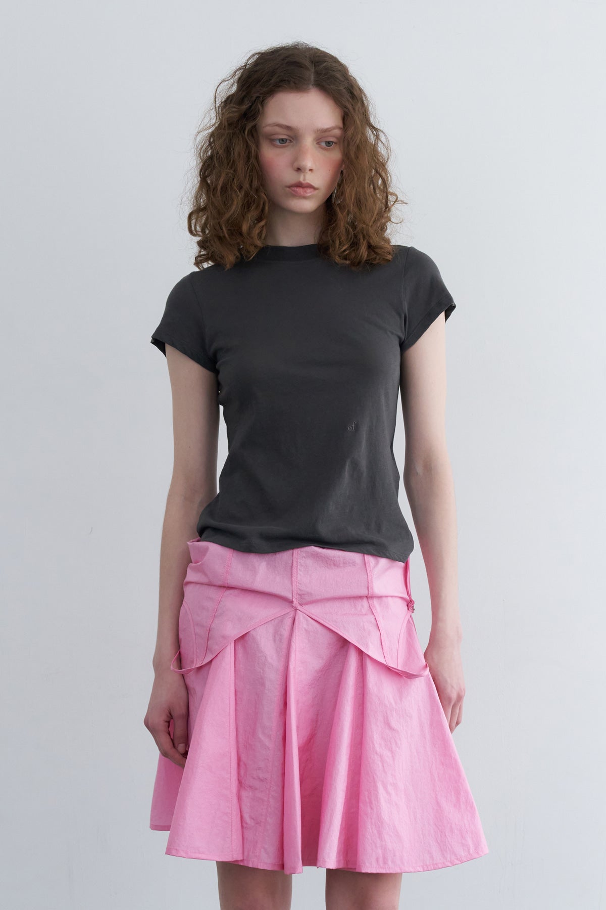 Overdueflair Of Natural Slim T-Shirt Charcoal