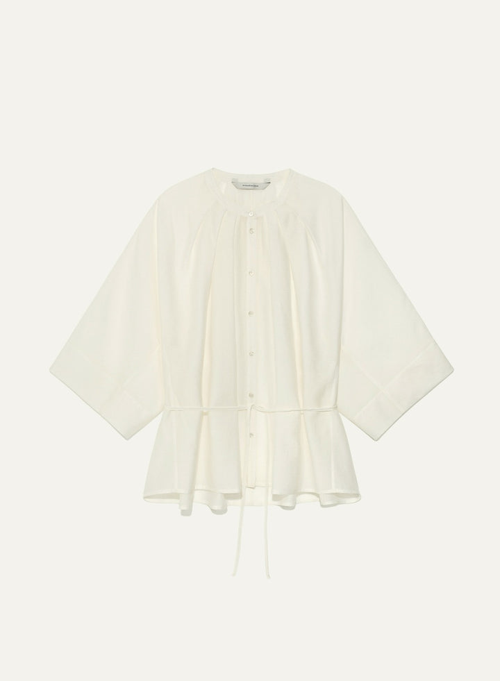 Kindersalmon Notra Blouse Veil White