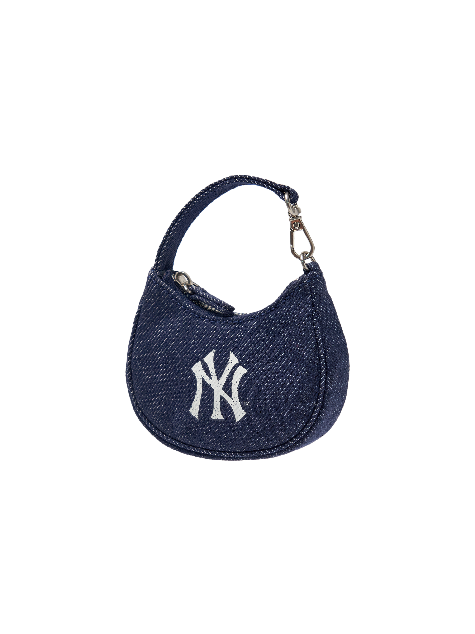 MLB Korea Basic Denim Mini Bag Keyring