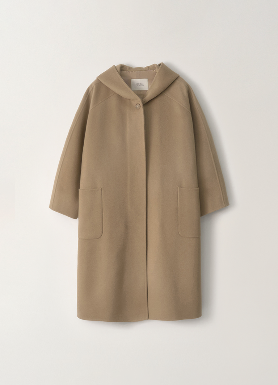 Nothing Written Keiko hoodie coat (Beige)