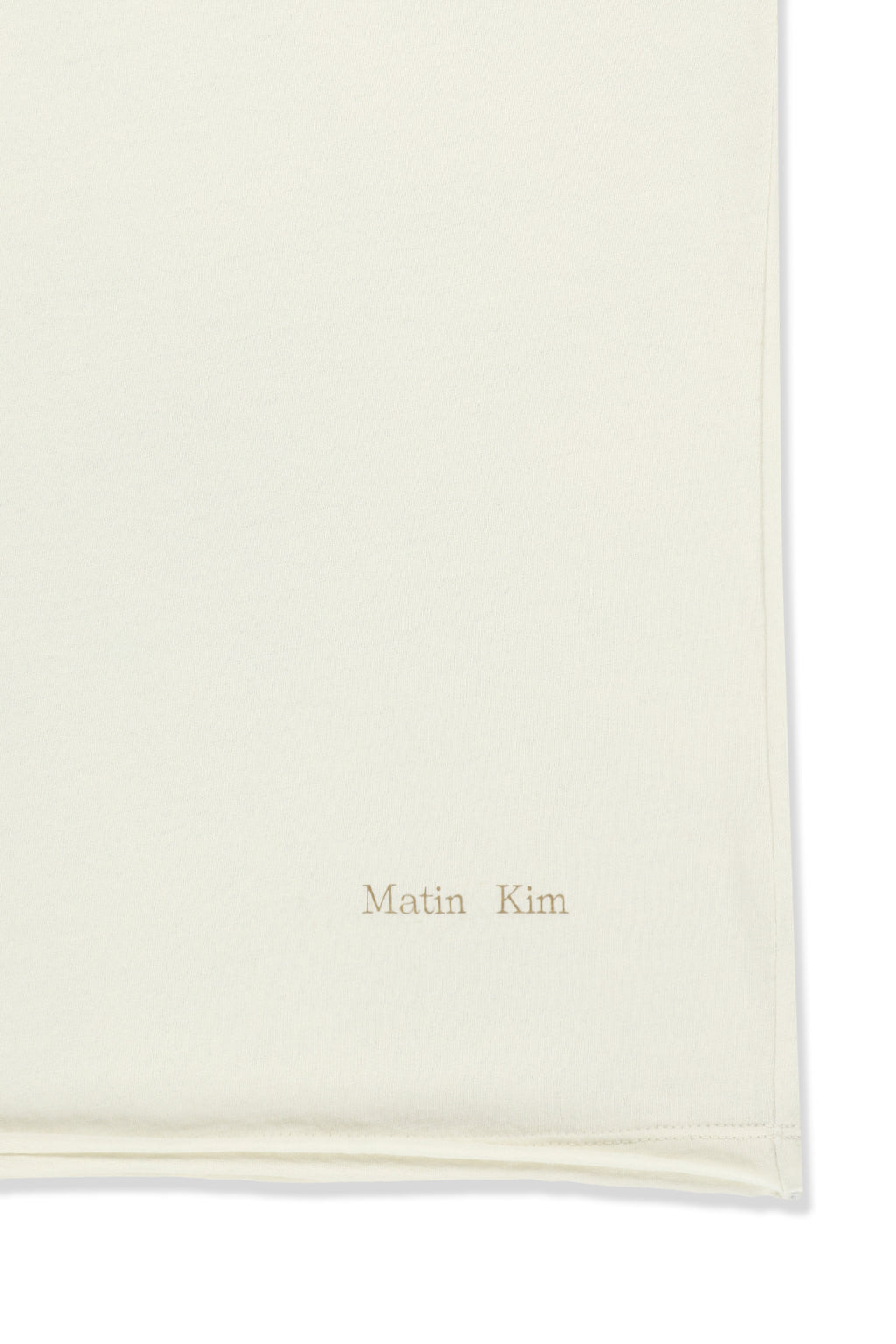 Matinkim Matin Kim Twist Shoulder Sleeveless Top IN Cream