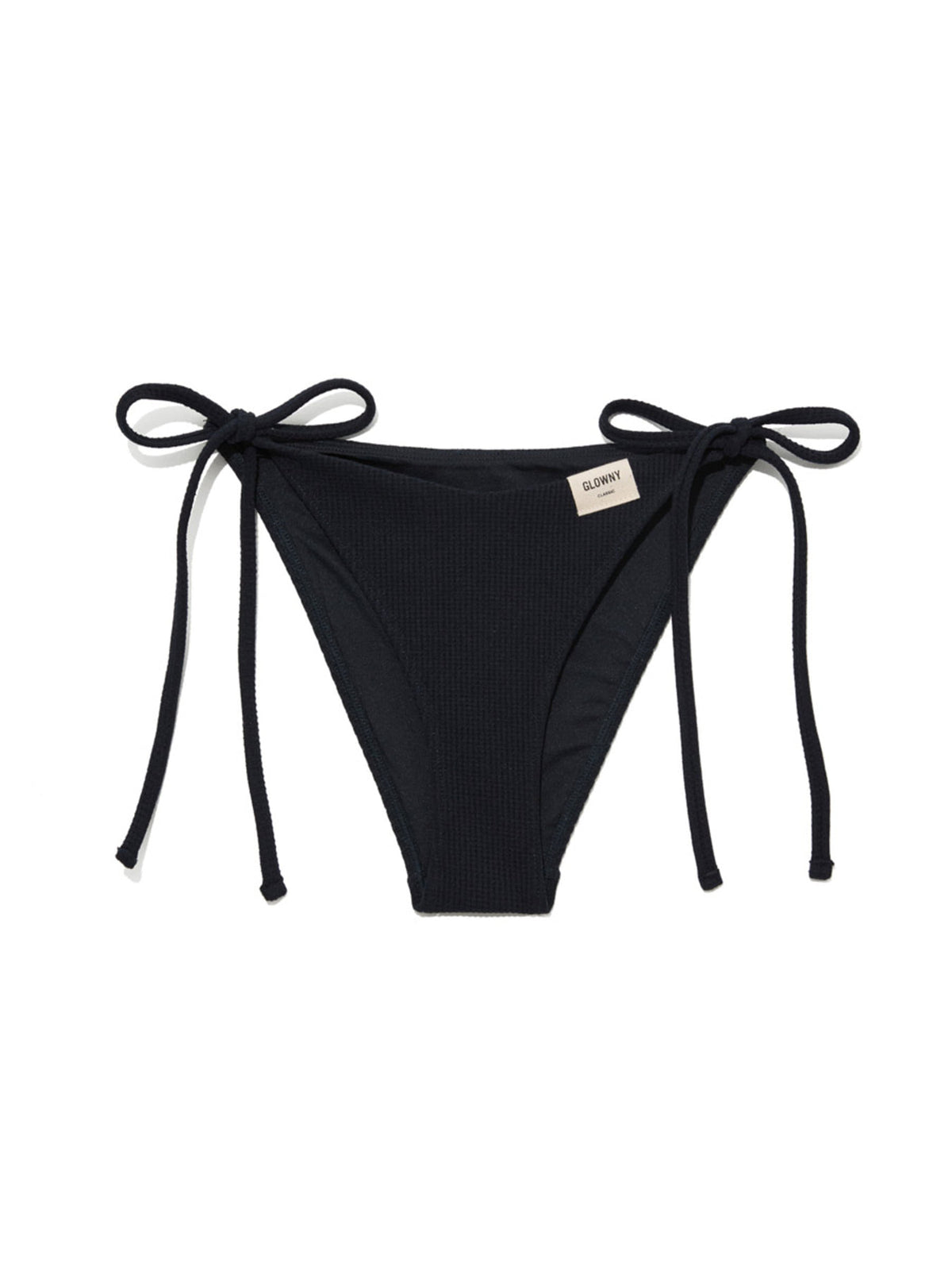 GLOWNY G Waffle Bikini Bottom (Navy)