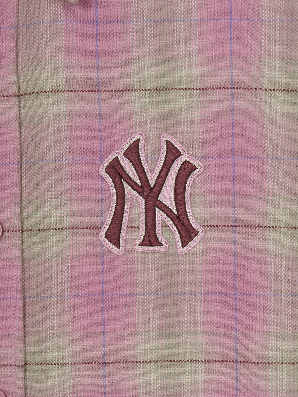 MLB Korea Basic Cotton Flannel Check Shirts