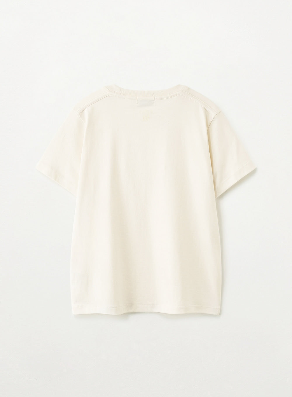 Satur (W) Supima Basic Crewneck T-Shirt - Cream