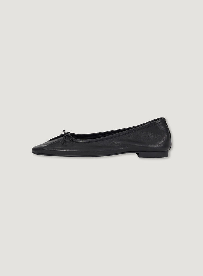 Mango Maniplease Nova Flat Shoes Black