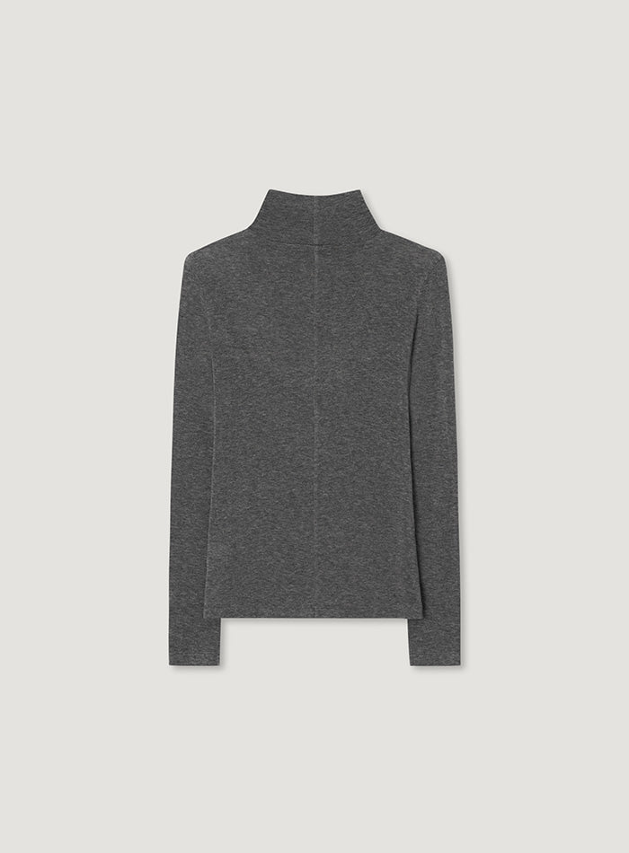 Mango Maniplease Sheerly Turtle Tee Grey