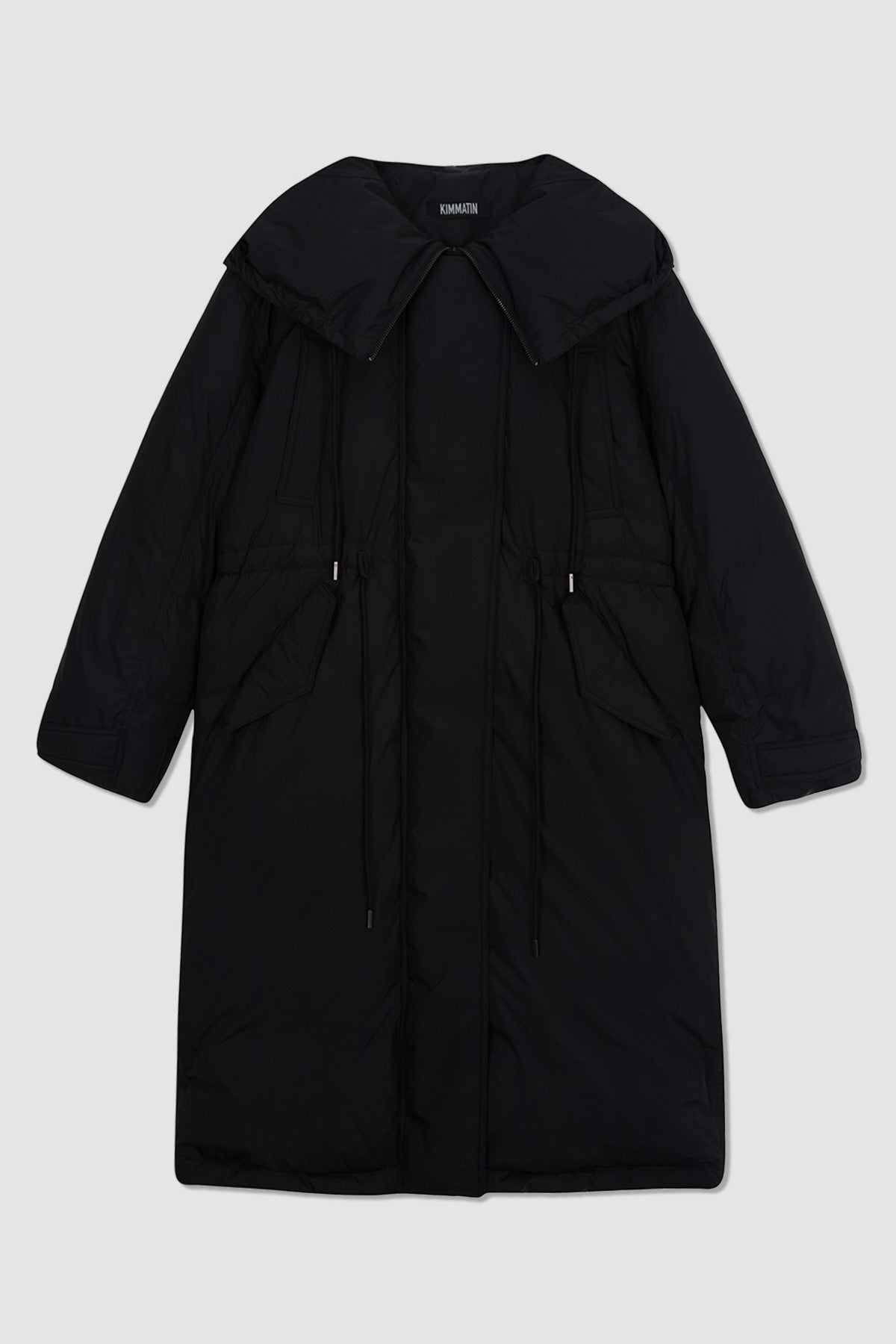 Matinkim Draw String Long Down Jumper IN Black