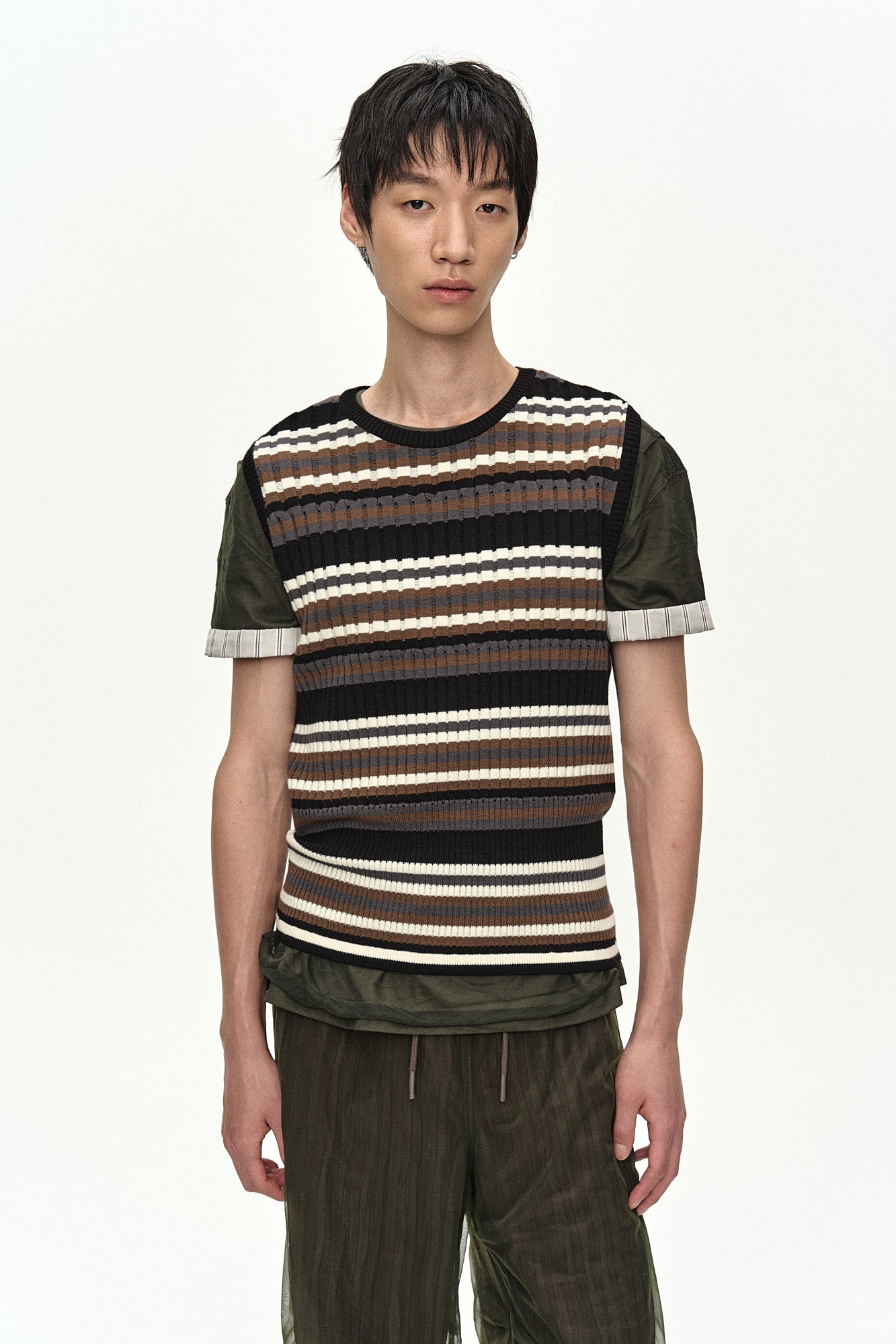 Andersson Bell Contrast Rib Sleeveless