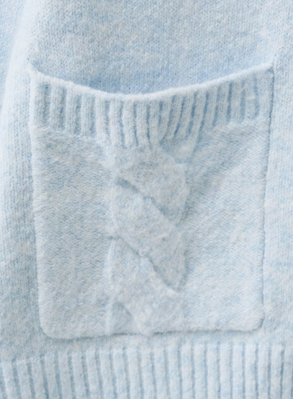 [satur] (W) Holiday Angel Knit Cardigan - Sky Blue