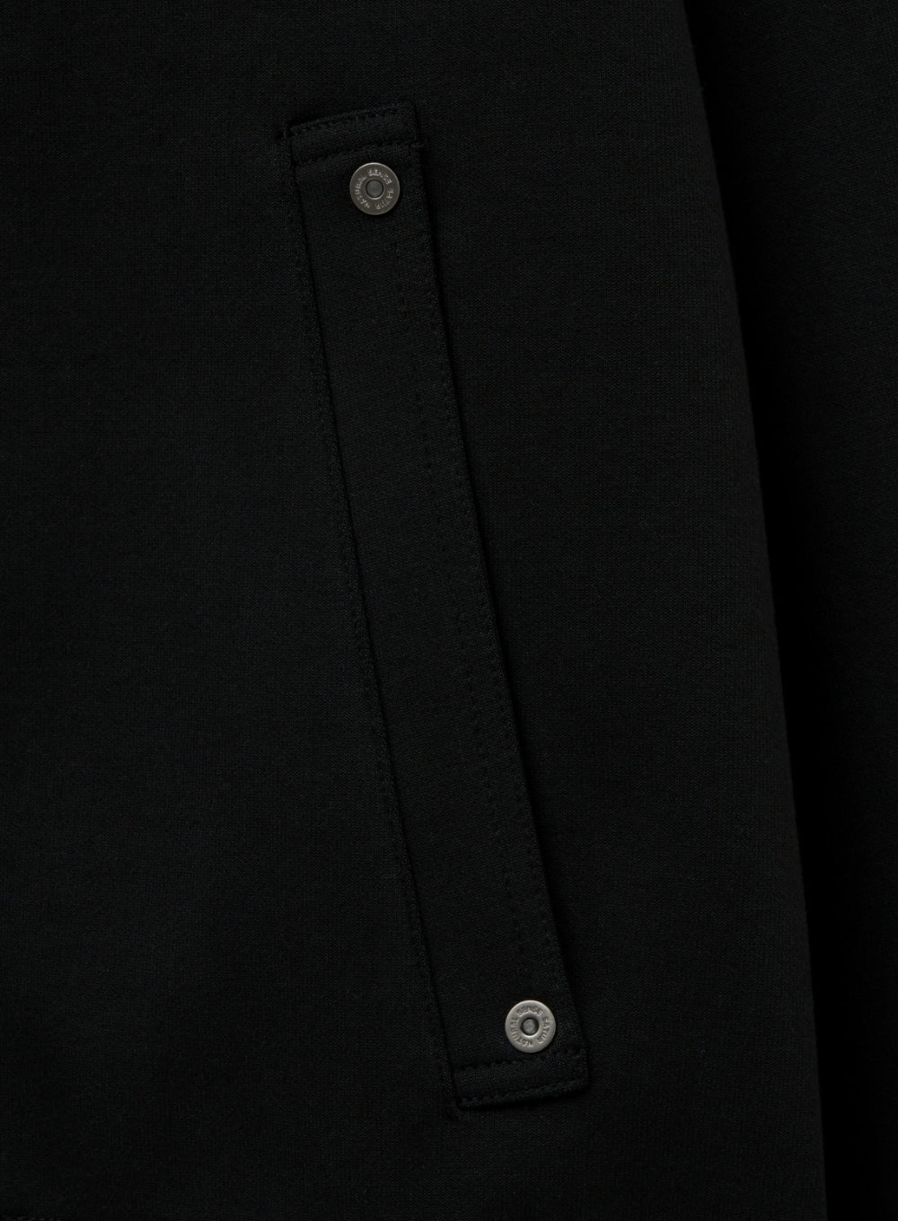 [satur] Teo Jersey Jacket - Black