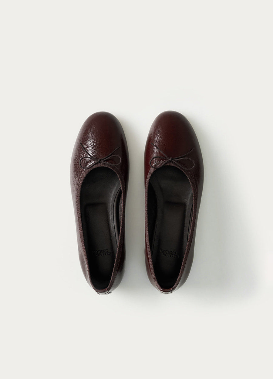 Nothing Written Tilda ballet flats (Dark burgundy)