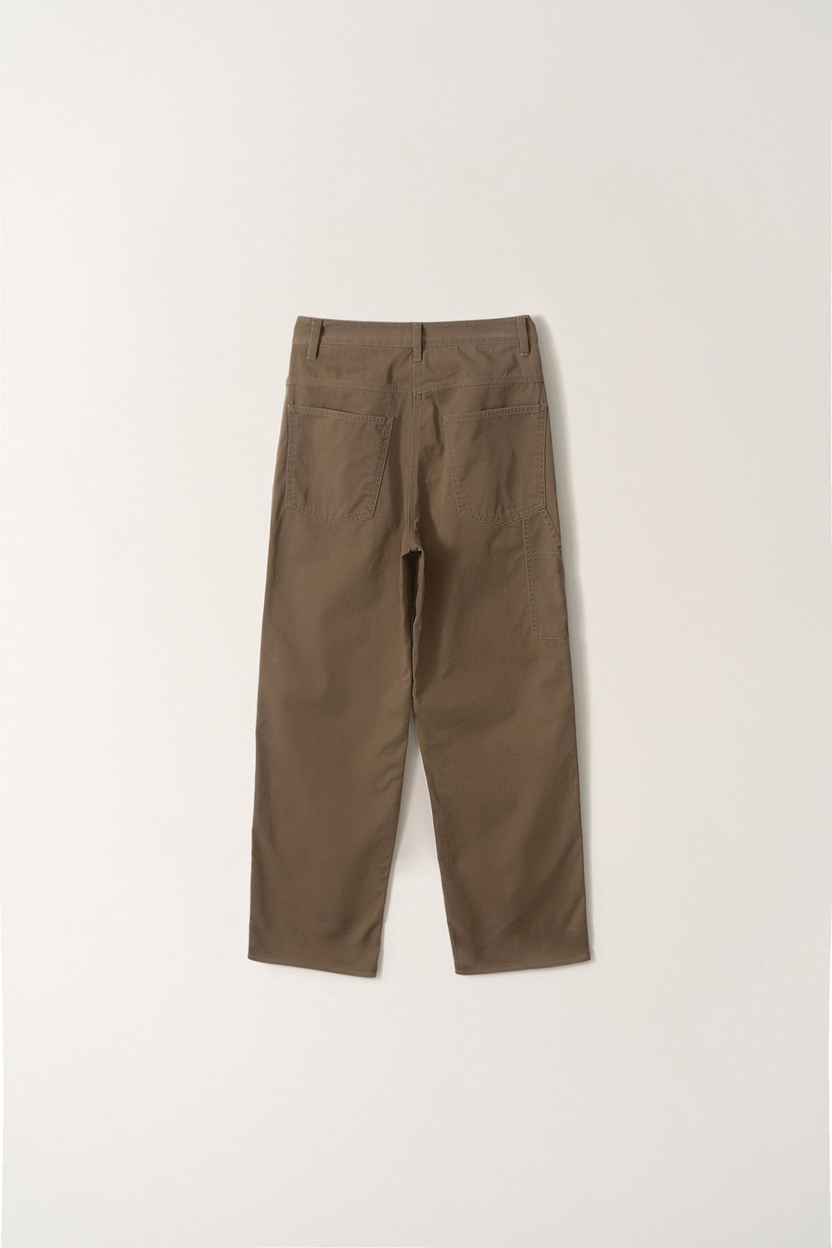 Nothing Written Tabby wide chino pants (Moss brown)
